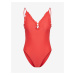 Červené dámské jednodílné plavky Pieces Blua - Dámské