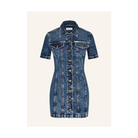 Guess Jeans Džínové Šaty tmavě modrá