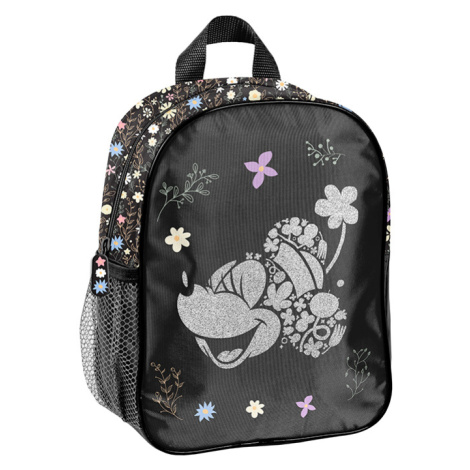 PASO Školní batoh Minnie Flowers černý malý