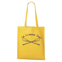 DOBRÝ TRIKO Bavlněná taška pro vodáky s potiskem AHOJ Barva: Žlutá