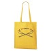 DOBRÝ TRIKO Bavlněná taška pro vodáky s potiskem AHOJ Barva: Žlutá