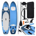 SHUMEE Nafukovací SUP paddleboard s příslušenstvím modrý 360 × 81 × 10 cm