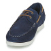 Jack & Jones JFWGOLDERS SUEDE BOAT SHOE Tmavě modrá