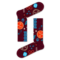 Ponožky Happy Socks Zodiac Gemini vínová barva