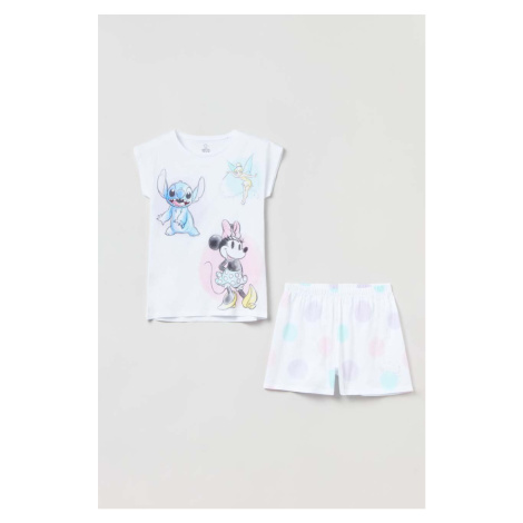 Dětské bavlněné pyžamo OVS bílá barva, s potiskem