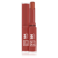 3INA The Color Lip Glow hydratační rtěnka s leskem odstín 504 - Medium, nude taupe 1,6 g