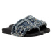 Pantofle diesel mayemi sa-slide d denim sandal modrá