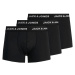 Jack&Jones 3 PACK - pánské boxerky JACRATCHLIFF 12190659 Black