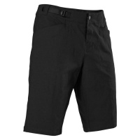 FOX Cyklistické kalhoty krátké bez laclu - RANGER LITE - černá