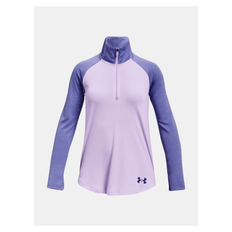 Under Armour Tričko UA Tech Graphic 1/2 Zip -PPL - Holky