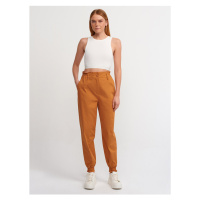 Dilvin 71107 Cupped Jogging Trousers-Orange