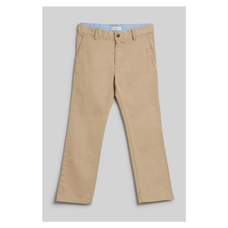 KALHOTY GANT CHINO PANTS DARK KHAKI