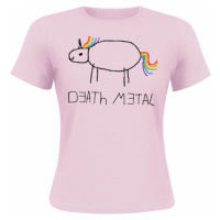 Death Metal Dámské tričko světle růžová