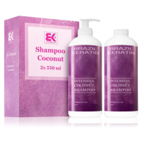 Brazil Keratin Coconut Shampoo výhodné balení (pro poškozené vlasy)