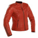 RICHA LAUSANNE bordeaux dámská kožená bunda červená