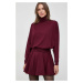 Šaty Pinko vínová barva, mini, oversize, 102193 A1DE