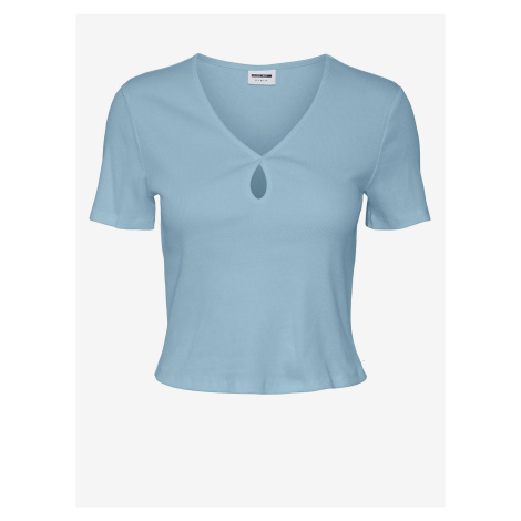 Modré dámské basic tričko Noisy May Maya