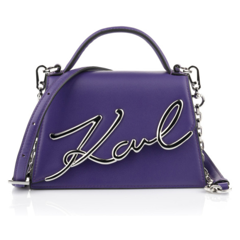 Crossbody karl lagerfeld k/signature 2.0 sm crossbody deep purple