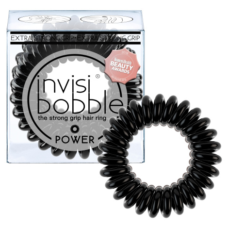 Invisibobble Power True Black gumička do vlasů 3 ks