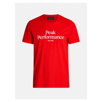 Tričko peak performance m original tee červená