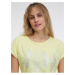 Světle žluté dámské tričko SAM 73 Clorinda