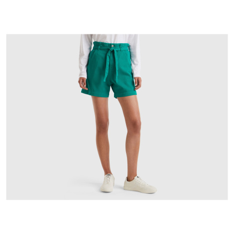 Benetton, Bermudas With Wide Leg United Colors of Benetton