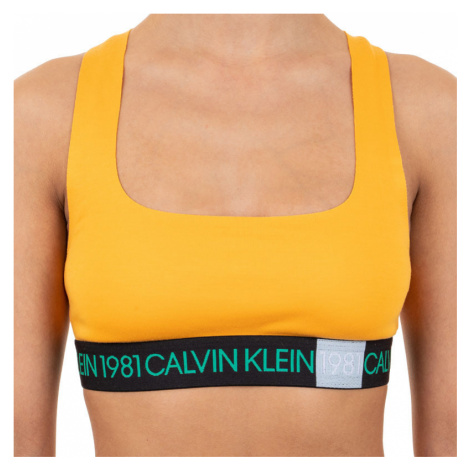 Dámská podprsenka Calvin Klein oranžová (QF5577E-1ZK)