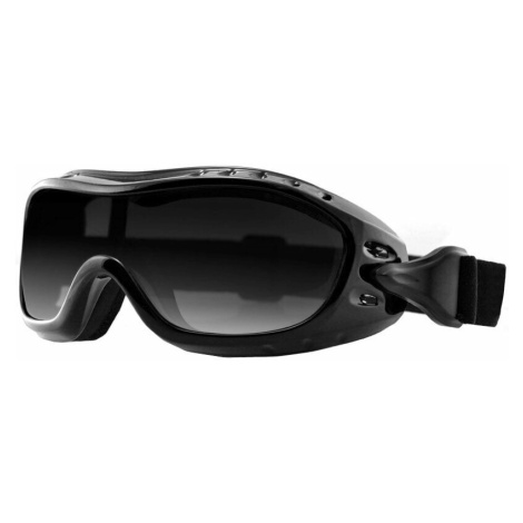Bobster Night Hawk OTG Gloss Black/Smoke Moto brýle