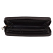 Shiny black dámská peněženka na zip 11614-2 černá