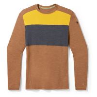 Smartwool CLASSIC THERMAL MERINO BL COLORBLOCK CREW B fox brown heather