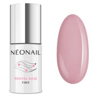 NEONAIL Revital Base Fiber podkladový gel pro modeláž nehtů odstín Blinking Cover Pink 7,2 ml