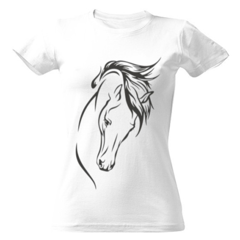 Dámské tričko Tričko Kôň dámske
