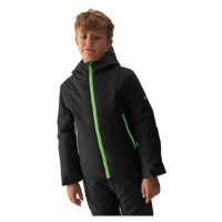 4F JUNIOR-TECHNICAL JACKET-JAW23TTJAM297-21S-BLACK Černá