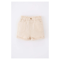 DEFACTO Baby Girls Comfort Fit Gabardine Shorts