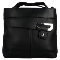 Trendy dámský koženkový kabelko-batůžek Eleana, černá