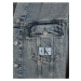 Modrá dámská džínová bunda Calvin Klein Jeans Boxy Denim Jacket