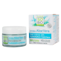 Gel-krém Aloe vera — hydratace a svěžest 24h — pro normální až smíšenou pleť 50 ml BIO   SO’BiO 