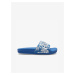 Modré dámské vzorované pantofle Roxy Slippy