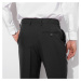 Kalhoty s pružným pasem, polyester/vlna