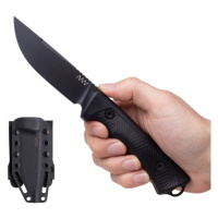 Nůž s pevnou čepelí P200 ANV® – Černá čepel - Cerakote, Černá