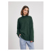 Tmavě zelený dámský volný svetr s příměsí vlny METROOPOLIS by ZOOT.lab Belen