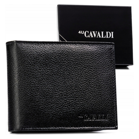 Velká, kožená pánská peněženka s RFID systémem 4U CAVALDI