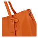 Dámská elegantní kožená kabelka Selena, oranžová