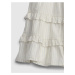 Bílá holčičí dětská sukně stripe skirt