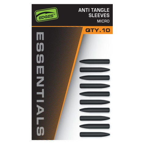 Fox Převleky Edges Essentials Tungsten Anti Tangle Sleeves 10ks - Standard