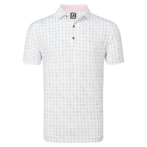 Footjoy The 19th Hole Lisle White Polo košile