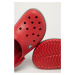 Pantofle Crocs CROCBAND 11016 červená barva, CROCS.CROCBAND..11016.U-PEPPER