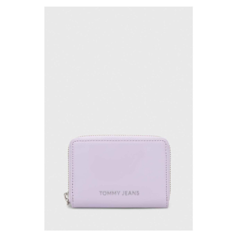 Peněženka Tommy Jeans fialová barva, AW0AW15935 Tommy Hilfiger