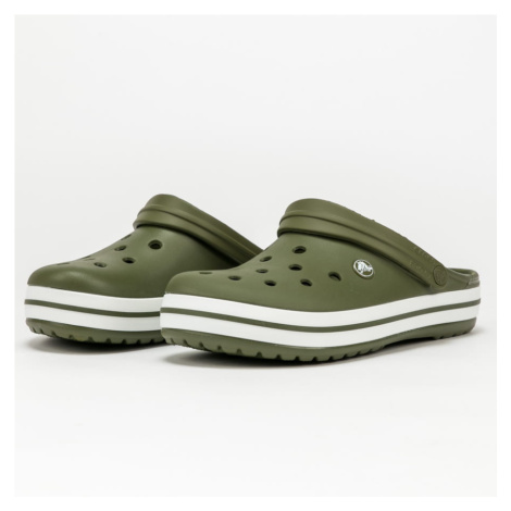 Crocs Crocband army green / white