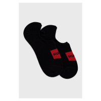 Ponožky HUGO pánské, černá barva, 50468123